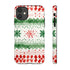 Watercolor Christmas Knitting - Impact Resistant Phone Case iPhone 11 Glossy